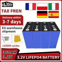 Akumulator HLXNY LiFePO4 3.2V 360Ah Klasy A LFP, ogniwo do samodzielnego montażu (DIY) 12V 24V 48V do pojazdów kempingowych, kamperów, pojazdów elektrycznych, zestaw paneli słonecznych, nowa bateria