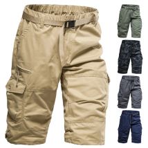 Herren Sommer Casual Shorts Baumwoll overalls Multi Pocket Knies horts American Style Sport Short Pants