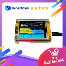 brandneuer Nerdminer v3 2,8-Zoll BTC Solo Lottery Nerd Miner Crypto Bitcoin Miner Solo Mining Machine