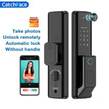 Automatischer elektronischer Fingerabdruck zum Fotografieren, Kamera, digitales intelligentes Türschloss, WiFi, TUYA APP, Passwort, IC-Kartensicherheit