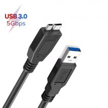 Kabel USB do dysku twardego Kabel USB 3.0 Micro B do zewnętrznego dysku twardego Kabel USB 3.0 do przenośnego dysku twardego WD Hitachi Lacie Seagate Toshiba