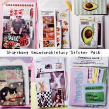 Sharkbang BOBO 2 OAB Aufkleberpaket, dekorative Papiermaterialien, INS, koreanisches Tagebuch, Scrapbooking, Dekor, Aufkleber, Zubehör-Set