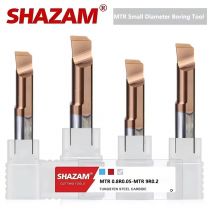 SHAZAM MTR Bohrwerkzeuge mit kleinem Durchmesser, Wolframstahl, Hartmetall, CNC-Maschine, seismisch beständig, Innenbohrloch-Drehwerkzeug