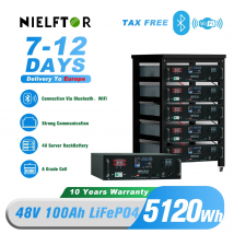 Akumulator litowo-żelazowo-fosforanowy LiFePO4 48V 100Ah 120Ah 200Ah 300Ah 600Ah, ogniwa klasy A, 6000+ cykli, 51.2V, do solarnych systemów PL, magazyn UE