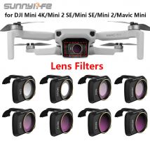 Sunnylife ND Lens Filter for DJI Mavic Mini 4K/2/SE Optical Glass Lenses Filter Set ND4 ND8 ND16 ND32 MCUV Gimbal Drone Parts