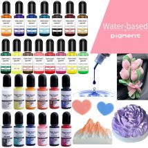 10ml Gesso a base d'acqua Cemento Colorazione Gesso Pigmento Acquerello Essenza Polvere Colorante Gesso Mestiere Pigmento Ceramica Rivestimento