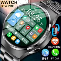 2025 Neue Serie Uhr 4 pro Smart Uhr Männer Frauen BT Anruf Fitness Tracker Sport Wasserdichte Herzfrequenz SmartWatch