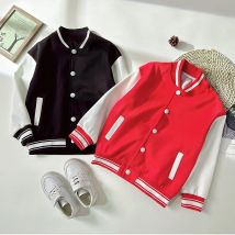 Kinder-Baseballjacke 2025, Frühling, einfache Jungen- und Mädchen-Outer, Teenager, lässig, Herbstmäntel, große Kindermode, Kleidung