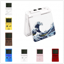 eXtremeRate Ulepszona Obudowa Zamienna IPS Ready do Gameboy Advance SP GBA SP dla Ekranów IPS i Standardowych LCD - Czarna