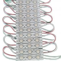 20 Stück helle 12V LED-Modul 3 smds schmale kleine Mini-Banner Zeichen Kanal Brief Auto Logo rot grün blau rosa weiß warmweiß