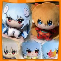 10 cm Anime Carino Periferico Asuka Langley Soryu Nunu EVA Ayanami Rei Attributo Cotone Bambola Ciondolo Stella Corpo Peluche Portachiavi