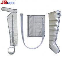 Elektrisches Luftkompressionsmassagegerät mit 6 Mulden, Zubehör für Bein, Arm, Taille, Stiefel zur Durchblutung, Lymphdrainage, Pressotherapie-Maschine