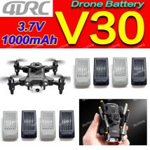 1-20PCS Original 4DRC V30 Helicopter Battery 3.7V 1000MAh For 4D-V30 Mini Drone Battery Replacement V30 Accessory Parts