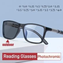 Neue Mode Anti Blau Licht TR90 Photochrome Drei in Einem Outdoor Sport Lesebrille 0 +1,0 +1,25 +1,75 +2,25 +3,75 +4,0