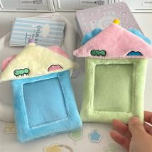 1 stücke niedlichen Plüsch Postkarte Hülle mit Schlüssel bund Mädchen ID Bus Karte Abdeckung Halter Schutzhülle Clip Abzeichen Lieferant