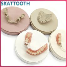 Customizable Dental PEEK Block Denture Teeth Materials for CAD/CAM Disc for Implant-supported Bridges Removable Dental Material