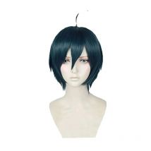 Anime Danganronpa V3: Killing Harmony Saihara Shuichi Cosplay Wig Dangan Ronpa Heat Resistant Hair Wigs + Wig Cap