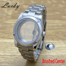 36 mm 40 mm, passend für NH34 NH35 NH36 ETA2824 PT5000 Uhrwerk, gebürstetes Mittelarmband, Saphirglas, Kristall, geeignete S-Krone