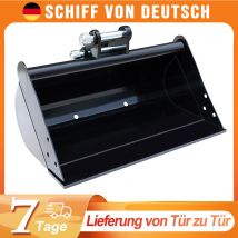 Benna Piatta da 500/600/800/1000mm per Escavatori Mini JCB NEX Kingway Berger Kruas e Altri Mini Escavatori Cinesi, Disponibile in Germania