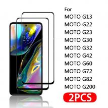 2 SZTUKI Szkło hartowane 9H do MOTO G13 G22 G23 G30 G32 G42 G52 G60 G72 G73 G82 G100 G200 5G Szklana folia ochronna na ekran