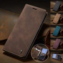 Für Samsung Galaxy S20 S21 FE S22 S23 Ultra S10 S9 S8 Plus S7 Rand Leder Brieftasche Fall für Galaxy A54 a53 A33 A14 A13 Flip-Cover