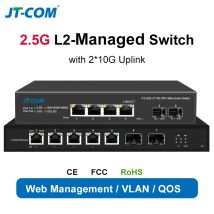 Smart Web 2.5Gps a 5 porte con Switch gestito 2*10G SFP + L2 e Switch 2.5Gps gestito Web L2 a 5 o 8 porte