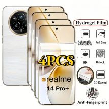 4 pezzi pellicola idrogel per Realme 14 Pro Plus 14X 14 13 Pro Plus protezione schermo a copertura totale per Realme 11 10 9 Pro Plus pellicola