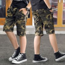 IENENS Teenager Armee Shorts Camouflage Kurze Hosen Kinder Kurze Hosen Kinder Baumwolle Boardshorts Junge Sommer Dünne Lose Shorts