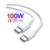 PD 100W USB C to Type-C Cable Fast Charger Cable For Xiaomi Redmi Samsung S22 S21 Ultra Fe Phone Data Line Charging Accessories