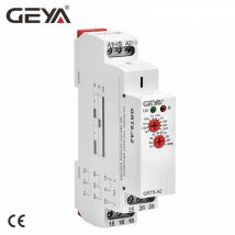 GEYA GRT8-A Zeitrelais mit Verzögerung, 12 V, 24 V, 230 V, Zeitrelais, DIN-Schienentyp, Zeitverzögerungsrelais mit CE CB