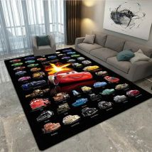 Alfombra con estampado de coches de dibujos animados de Disney, alfombrillas de cocina, alfombra antideslizante, alfombras para exteriores, decoración para el hogar y el dormitorio, estera de Yoga,