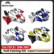 NEUES ABS-Motorrad-Vollverkleidungsset passend für Yamaha YZF1000 YZFR1 R1 1998 1999 2000 2001, Karosserieverkleidungen, Bodykits aus Plasti