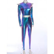 Disfraz de Alien para Halloween para mujer, traje de guerrero y astronauta, disfraz de Robot del espacio exterior, mono, disfraz de actuación