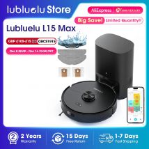 Lubluelu L15 Max  Robot Vacuum Mop Combo 5500Pa Robot Vacuum Auto-Charging  5 Maps 24 No-go Zones 3 In 1 Robot Vacuum Cleaner