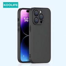 Koolife flüssiges silikon handy schutzhülle dopamin farbe mit lanyard loch für iphone 15 14 13 pro max 15 14 plus 13