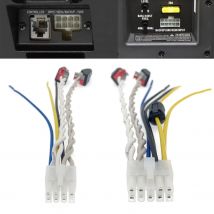8-10 Pin Stecker Auto Stereo Verstärker Power Harness Sub-woofer RCA Adapter Für Pioneer TS-WX120A TS-WH500A TS-WX1210A TS-WX300TA