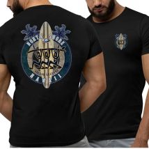 Tradizioni hawaiane Shore nord Hawaii Surf Uomo Donna T-shirt bianca in cotone di alta qualità Comoda maglietta da surf stile spiaggia