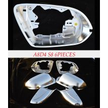 6 stücke Spiegel Abdeckung Für AUDI A8L A8 D4 W12 2011 2012 2018 Links & Rechts Auto Seite Ersatz