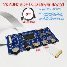 Mini HDMI zu EDP 30Pin/40Pin IPS Bildschirm 60Hz LCD Treiber Controller Board Monitor Laptop TYPE-C 1366*768 1920*1080 2560*1440 1600