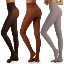2025 45–65 kg Bonbonfarbene Damenstrumpfhose in Übergröße, Ammoniak-Strick-Tanzsocken, 40 d, Grau, Rot, Hellbraun, Schwarz