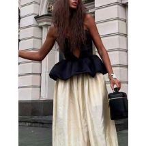 New Summer Off Shoulder Slim Fit Party Suit Elegant Temperament Solid Outfit Ladies Sexy Strapless Top And Pants Two Piece Set