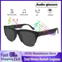 Nuovi Occhiali da Sole Smart Bluetooth V5.3 con Funzione Chiamata, Cuffie per Sport all'Aperto, Tecnologia HIFI Anti-touch UV per Uomini e Donne
