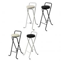 Sgabello da Bar adulti rotondo pieghevole pieghevole bancone altezza sgabello colazione sgabello da Bar per cucina giardino interno Bar ristorante