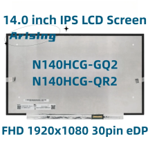 Original New 14.0" Extactly Model N140HCG-GQ2 IPS FHD 72%NTSC 30Pin EDP Laptop Matrix Matte Replacement LCD LED Screen Panel