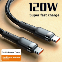 Caricabatterie rapido da 120 W PD Ricarica rapida Cavo USB C a USB tipo C di alta qualità per iPhone Xiaomi 15 Plus Pro Max Samsung S24
