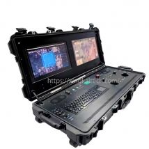 Drohnen mit langer Zeit und Bildschirm, Langstrecken-Bodenkontrollstation, Dual-Screen, hochauflösendes industrielles integriertes System