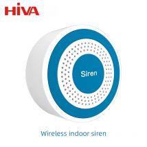 New Indoor Strobe Siren 433MHZ Light Siren Mini Standalone Strobe Siren Home Security Sound Alarm System With PIR Door Sensor