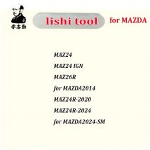 Lishi 2 in 1 Tool MAZ24 MAZ26R MAZ24R-2020 MAZ24R-2024 for MAZDA2014 MAZDA2024-SM Locksmith Tool for MAZDA Car Key