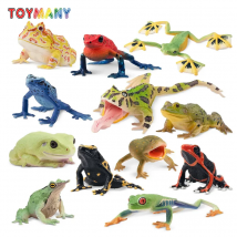 12Pcs Simulation Frosch Reptil Tiere Modell Spielzeug Mini Frösche Figuren Puppen Action Figuren Spielzeug Kinder Set Geschenk Kuchen Dekoration