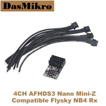 DasMikro Nuovo 2.4GHz 4CH AFHDS3 Nano Ricevitore Uscita PWM Con Antenna a Torre Per Trasmettitore Flysky Noble NB4